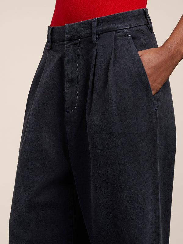 PANTALONE DENIM NERO