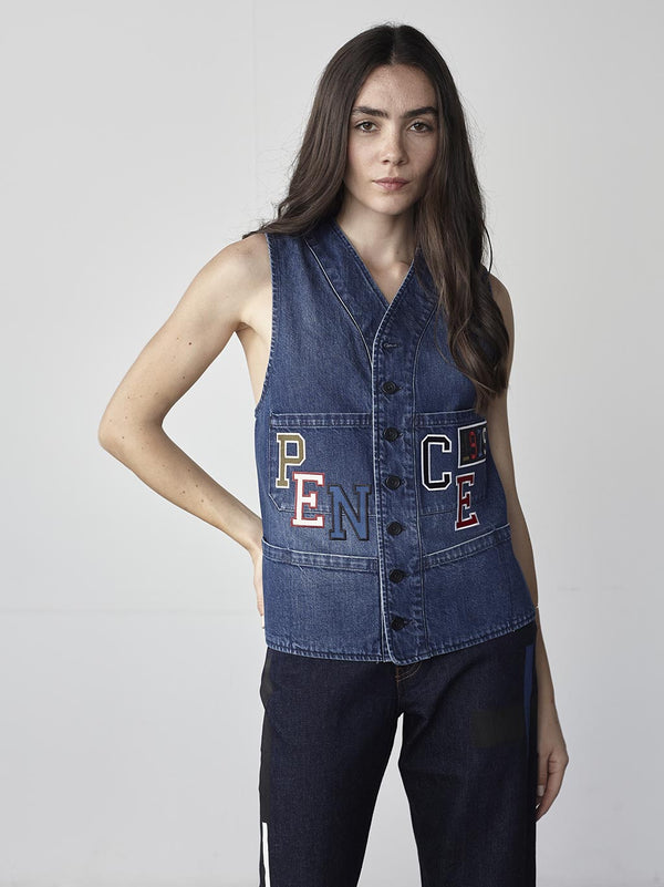 GILET IN DENIM UNISEX